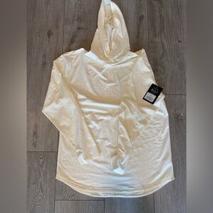 NWT BYLT Hooded Drop Cut Long Sleeve